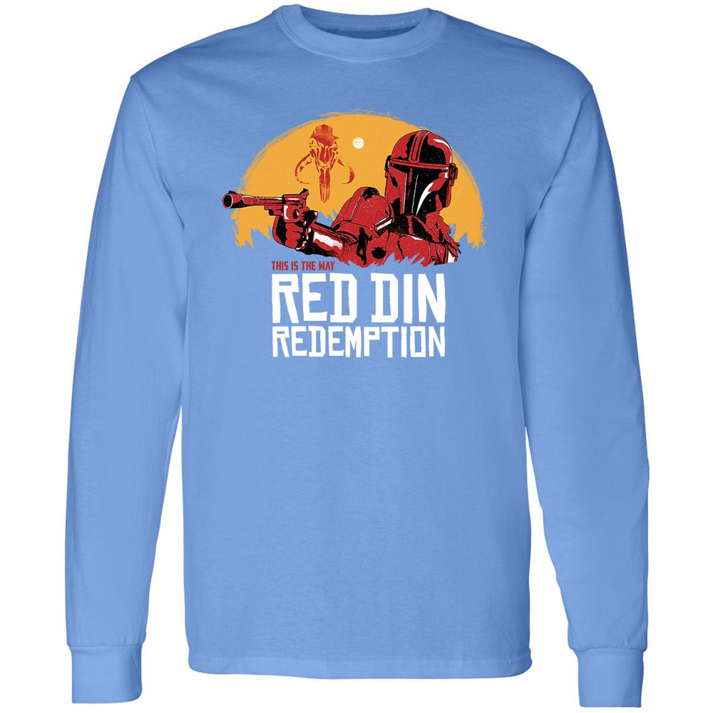 Long Sleeve T-Shirt - WGE2LVE3 - Carolina Blue - 12