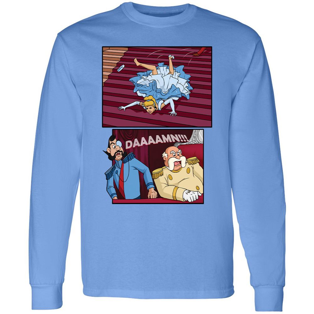 Long Sleeve T-Shirt - ZQMUW51U - Carolina Blue - 12