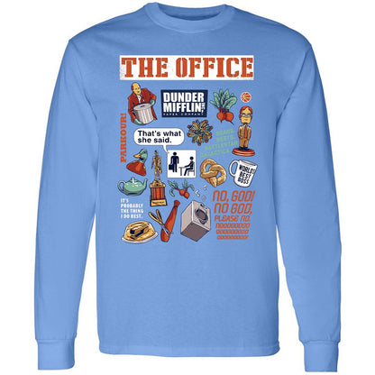 Long Sleeve T-Shirt - G45W1NKZ - Carolina Blue - 12