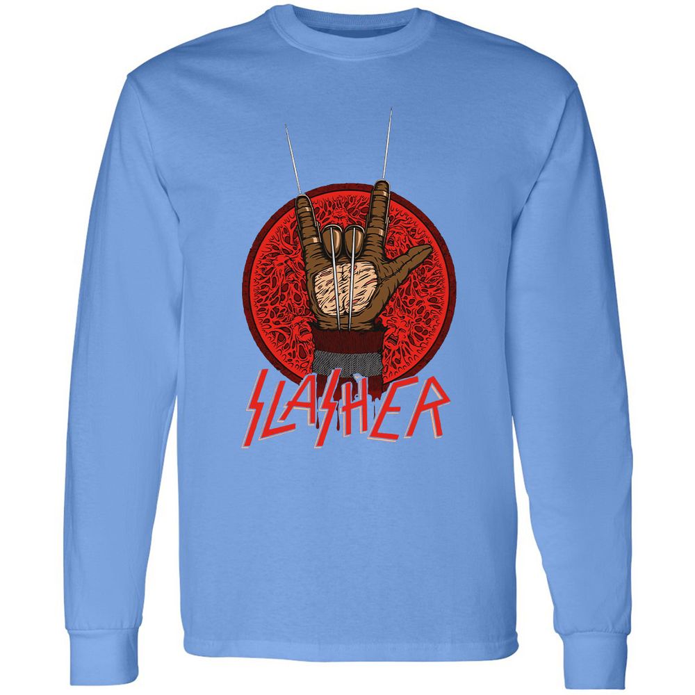 Long Sleeve T-Shirt - 74NDZVBX - Carolina Blue - 12