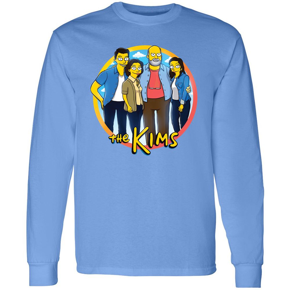 Long Sleeve T-Shirt - TLENTKWX - Carolina Blue - 12