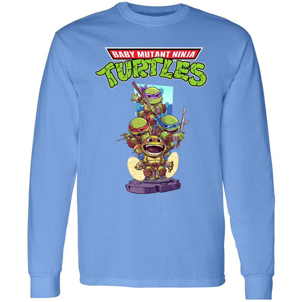 Long Sleeve T-Shirt - 67QUGFET - Carolina Blue - 12