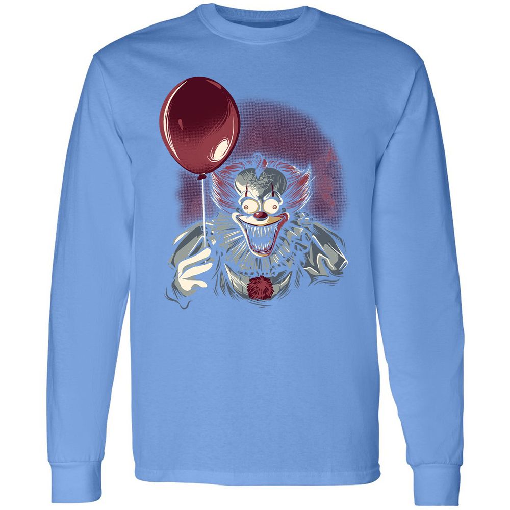 Long Sleeve T-Shirt - YLFMV9U3 - Carolina Blue - 12