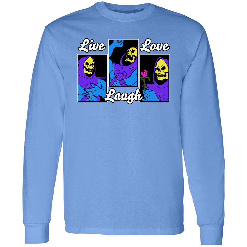 Long Sleeve T-Shirt - QT656U3Q - Carolina Blue - 12