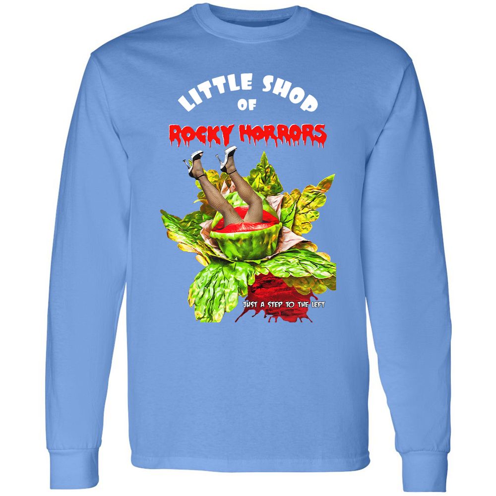 Long Sleeve T-Shirt - Black - Carolina Blue - 12