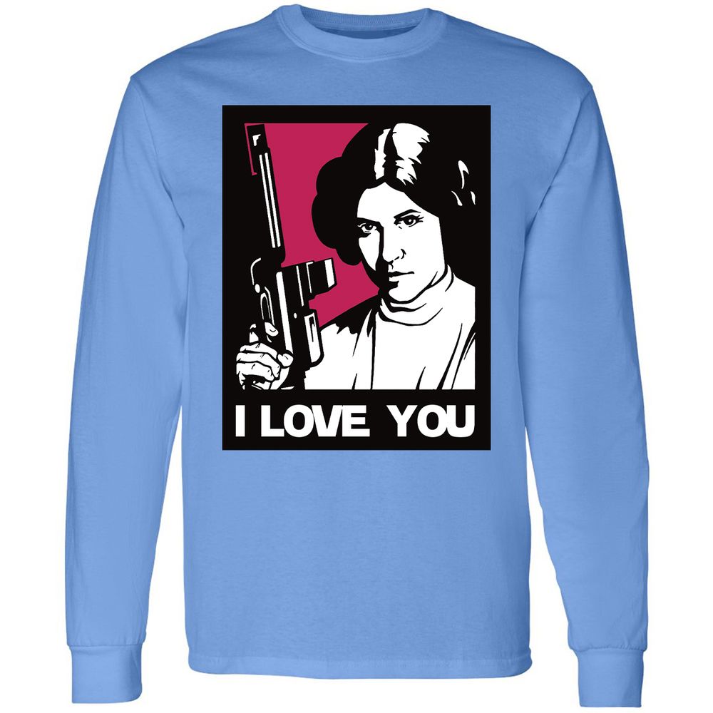 Long Sleeve T-Shirt - 1SQVLHU7 - Carolina Blue - 12