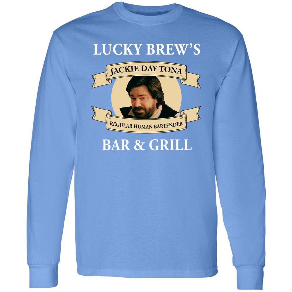 Long Sleeve T-Shirt - B44X1KDE - Carolina Blue - 12