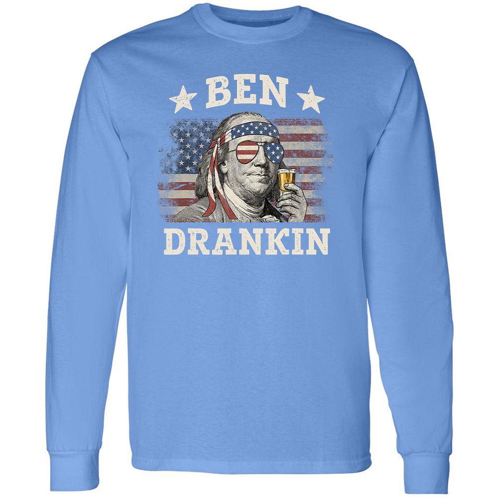 Long Sleeve T-Shirt - 44BJUVNP - Carolina Blue - 12
