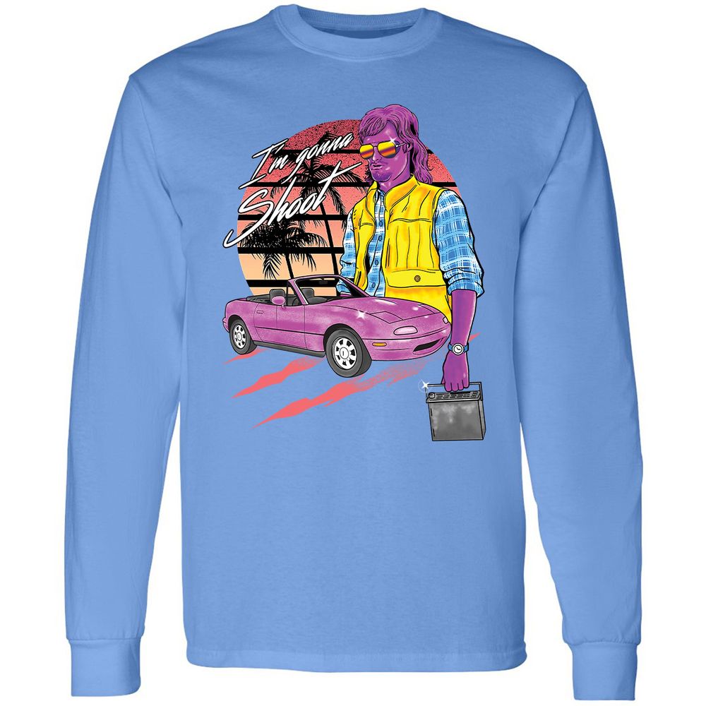 Long Sleeve T-Shirt - KZT8G1B5 - Carolina Blue - 12