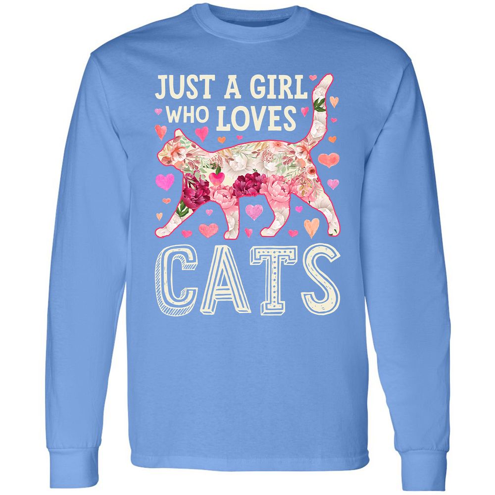 Long Sleeve T-Shirt - Q9VQZEZA - Carolina Blue - 12