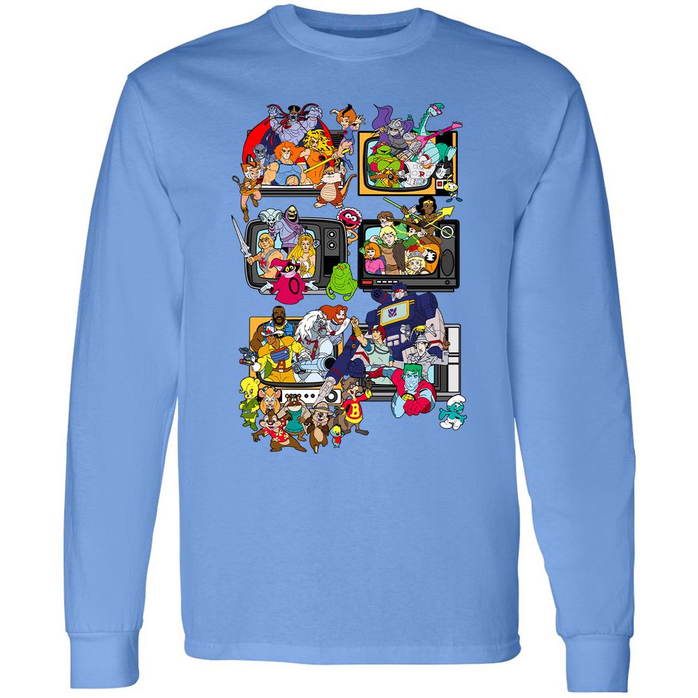 Long Sleeve T-Shirt - W7ZHLMJG - Carolina Blue - 12