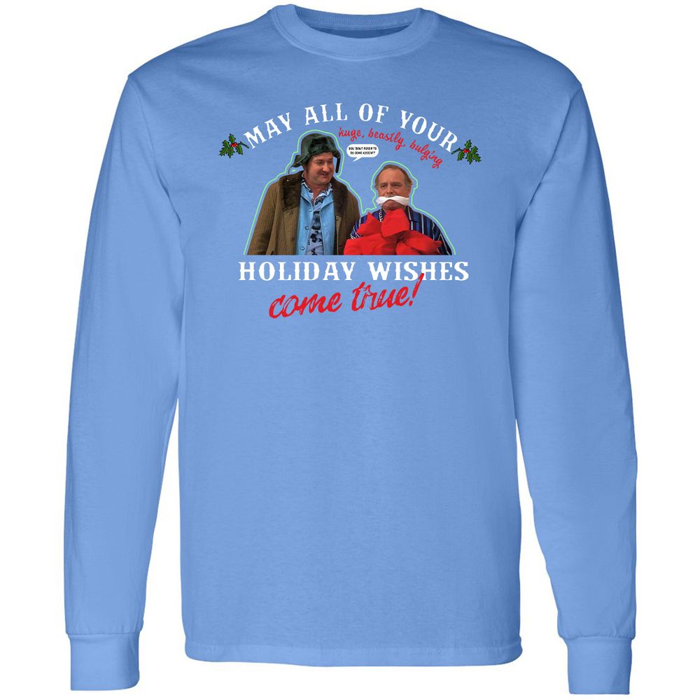 Long Sleeve T-Shirt - U97F91TB - Carolina Blue - 12