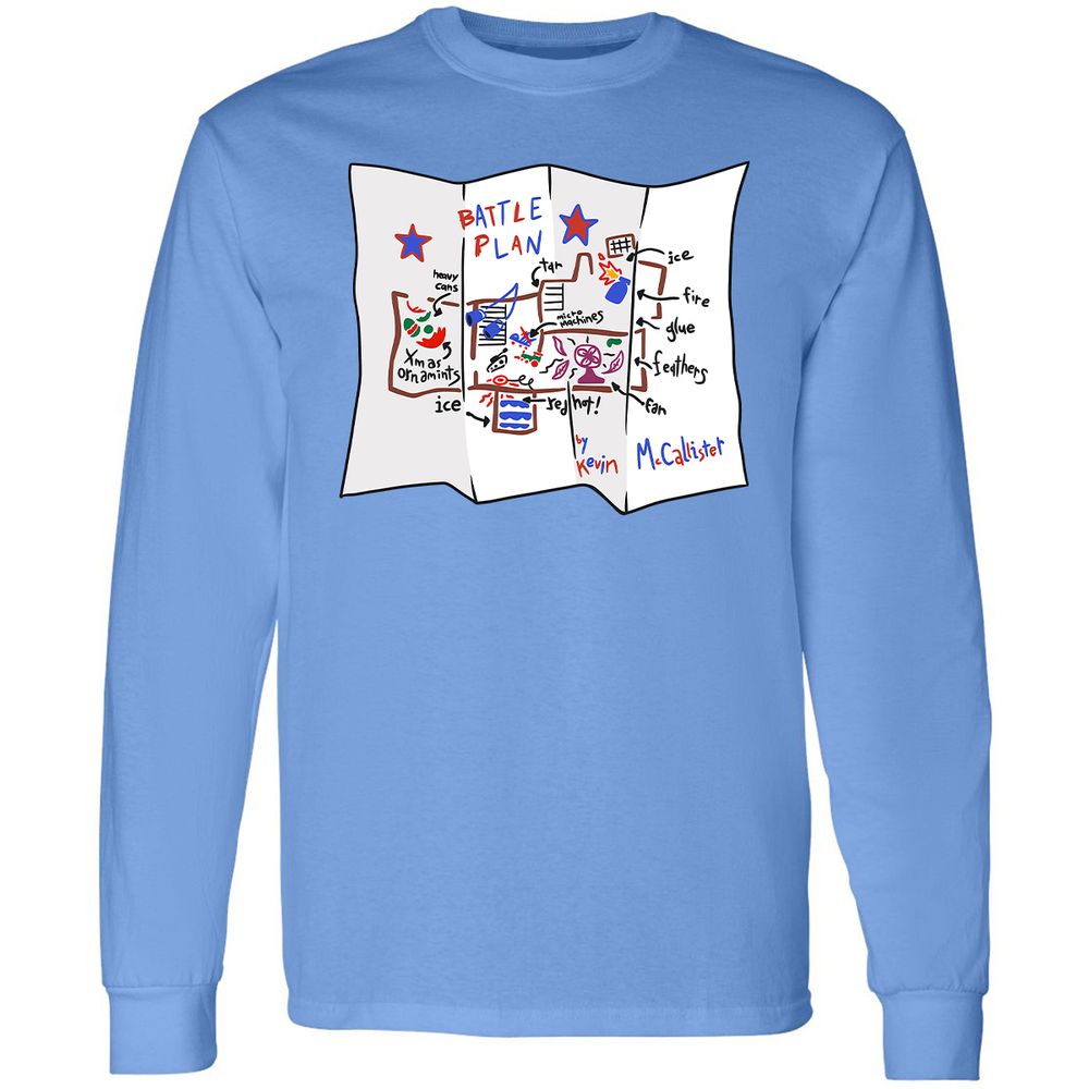 Long Sleeve T-Shirt - VJQUJWR3 - Carolina Blue - 12