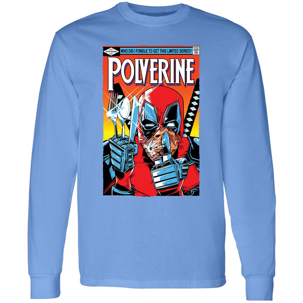 Long Sleeve T-Shirt - NYVUJRT5 - Carolina Blue - 12