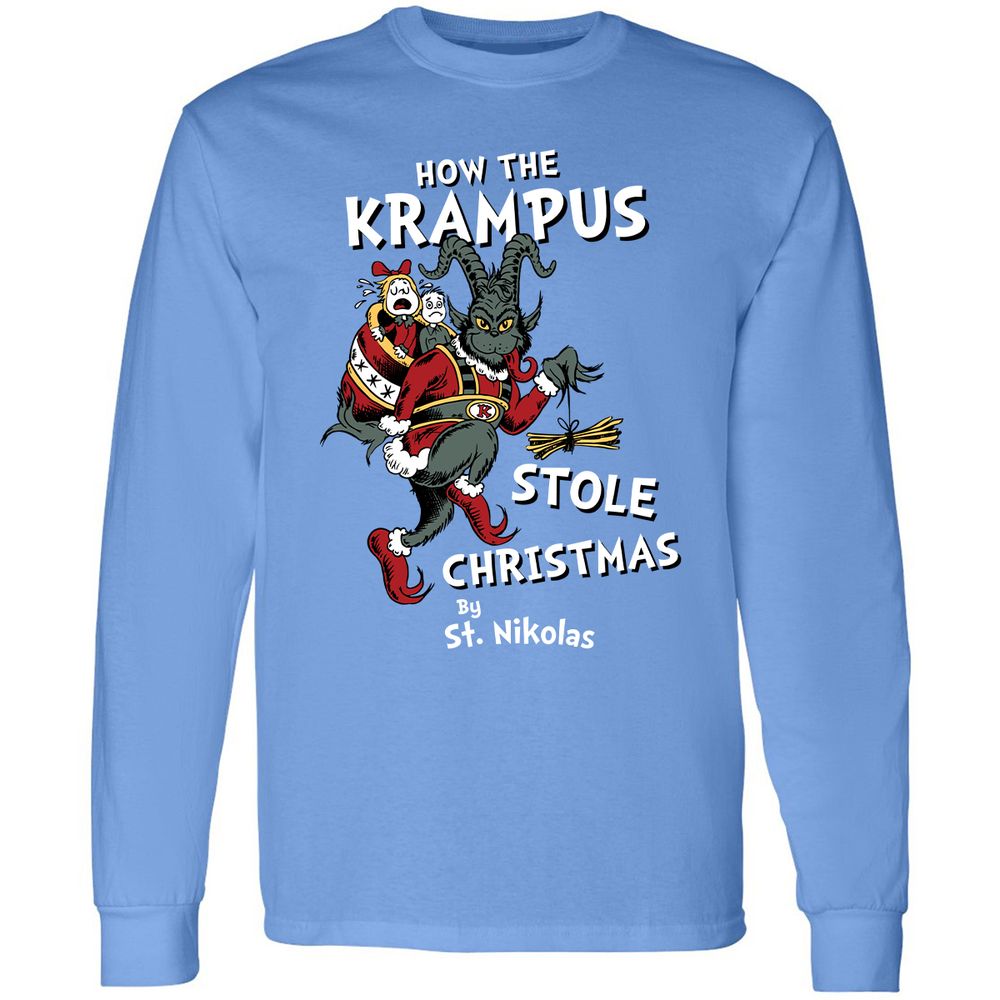 Long Sleeve T-Shirt - FF6GG9C9 - Carolina Blue - 12