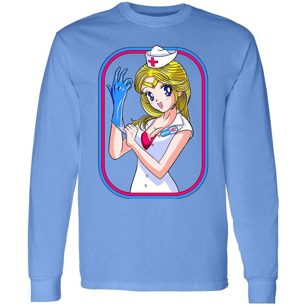 Long Sleeve T-Shirt - A7AR8TN5 - Carolina Blue - 12