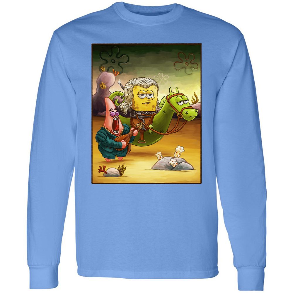 Long Sleeve T-Shirt - UZFZV3RH - Carolina Blue - 12