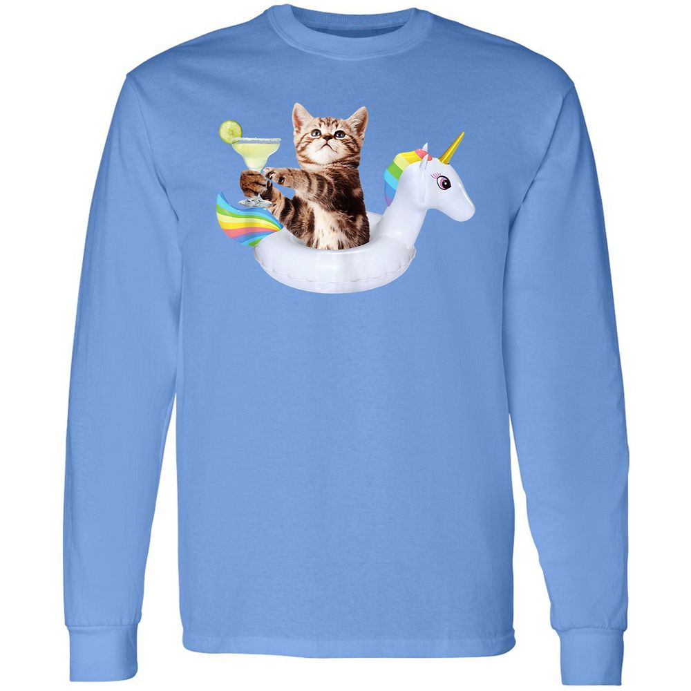 Long Sleeve T-Shirt - QZ64C16G - Carolina Blue - 12