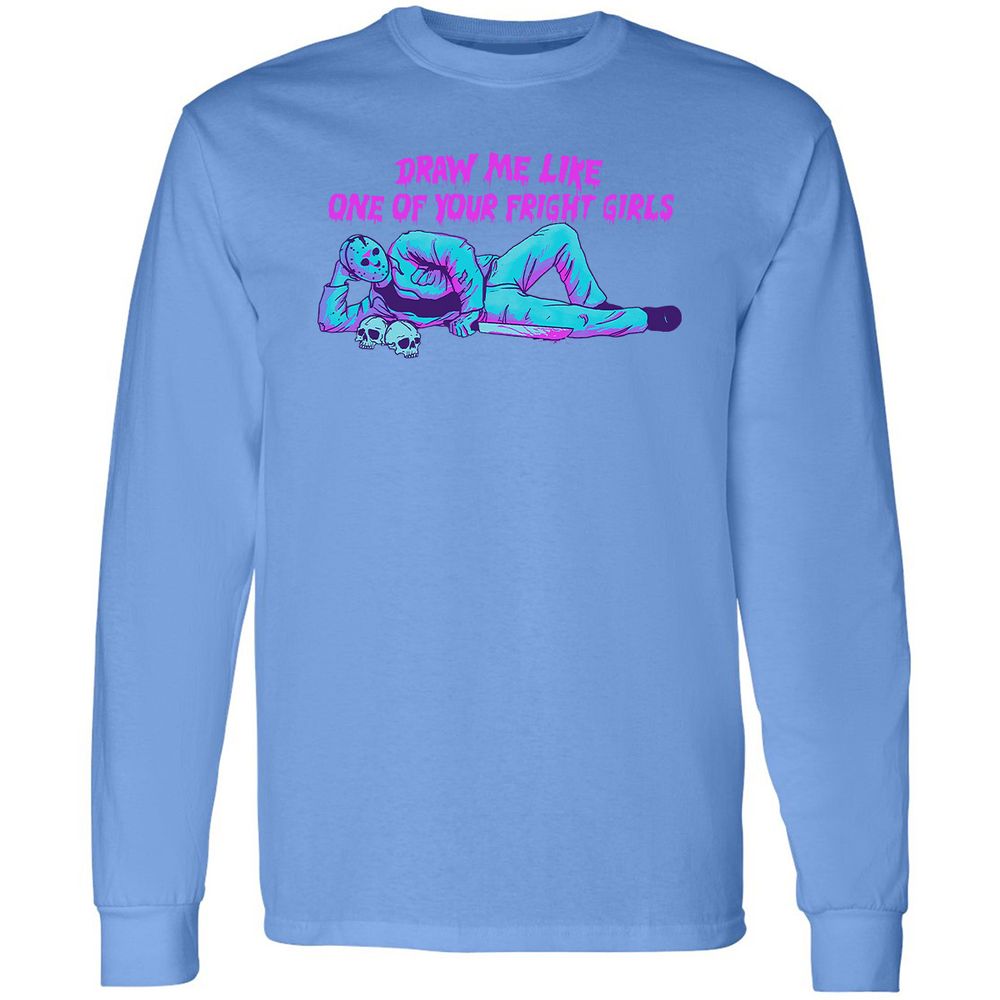 Long Sleeve T-Shirt - SGPPKD75 - Carolina Blue - 12