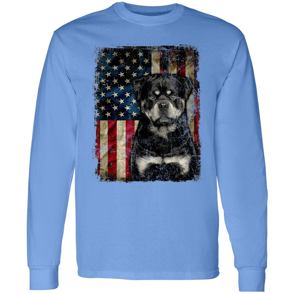 Long Sleeve T-Shirt - NU9SPM7V - Carolina Blue - 12