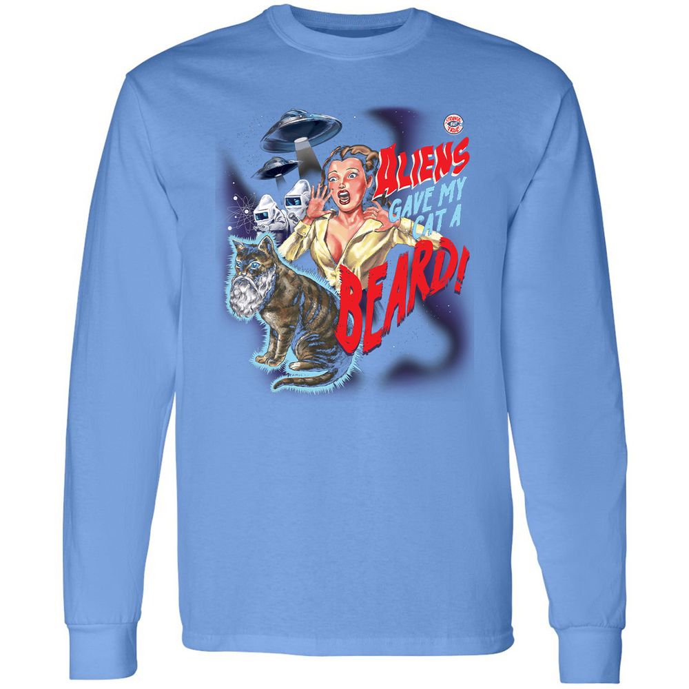 Long Sleeve T-Shirt - D9ZQR68Z - Carolina Blue - 12