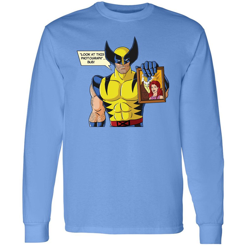 Long Sleeve T-Shirt - A8XF7L93 - Carolina Blue - 12