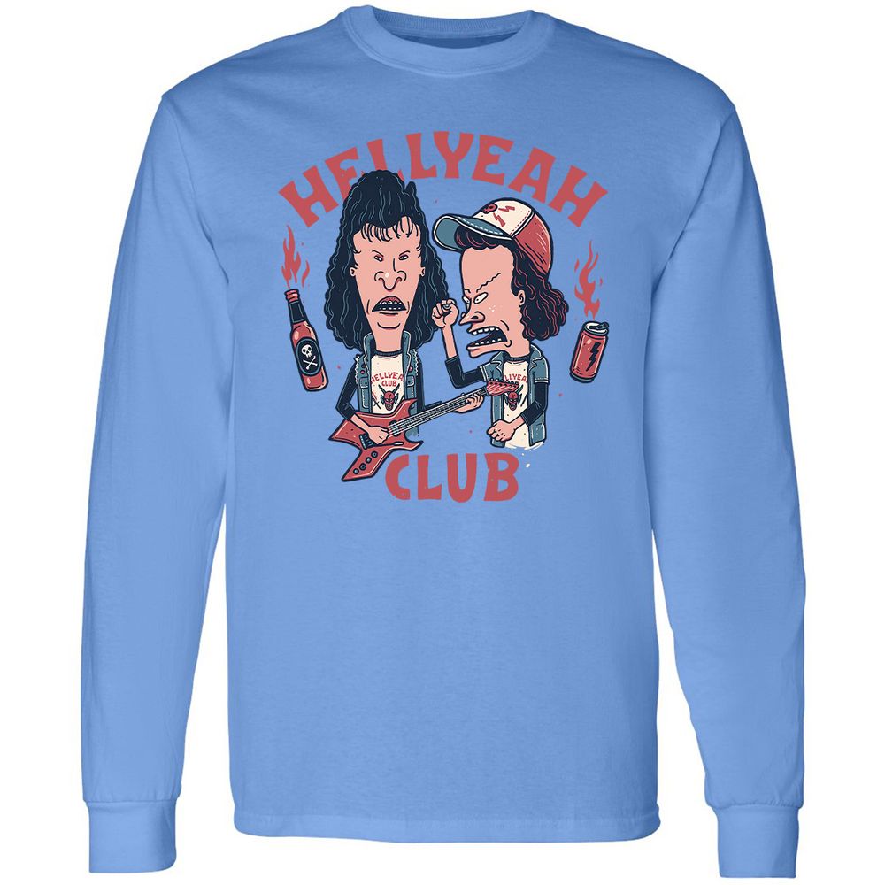 Long Sleeve T-Shirt - XZCGGC64 - Carolina Blue - 12