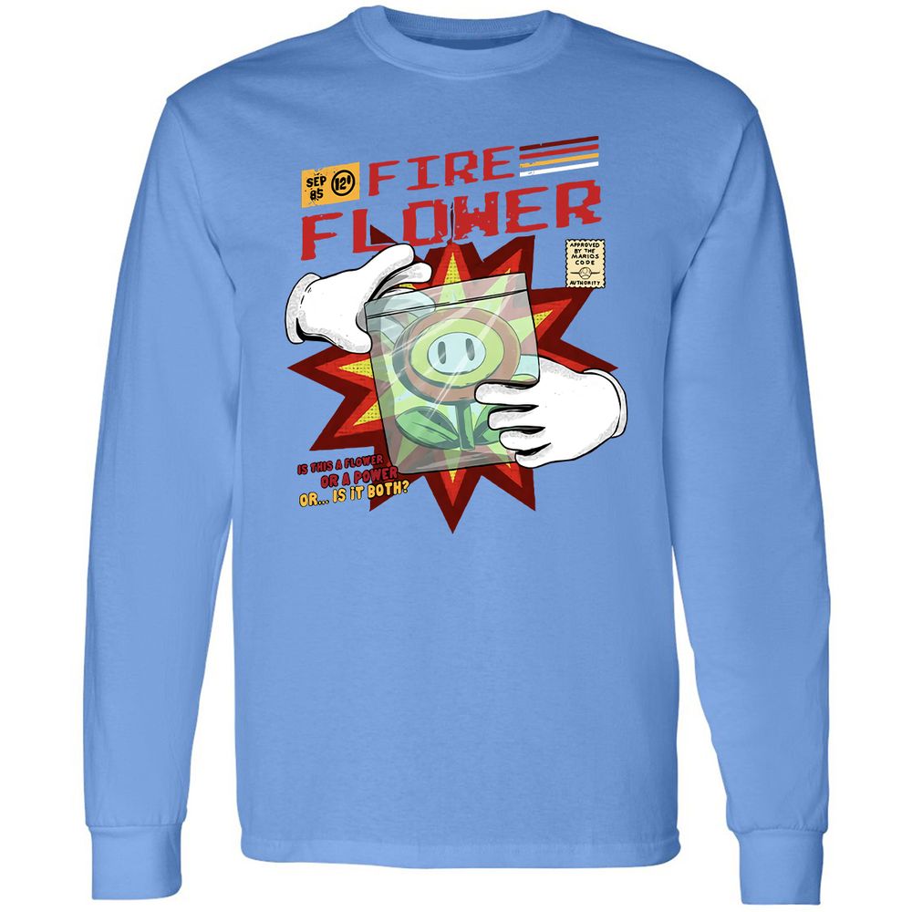 Long Sleeve T-Shirt - ANVK3B6Z - Carolina Blue - 12