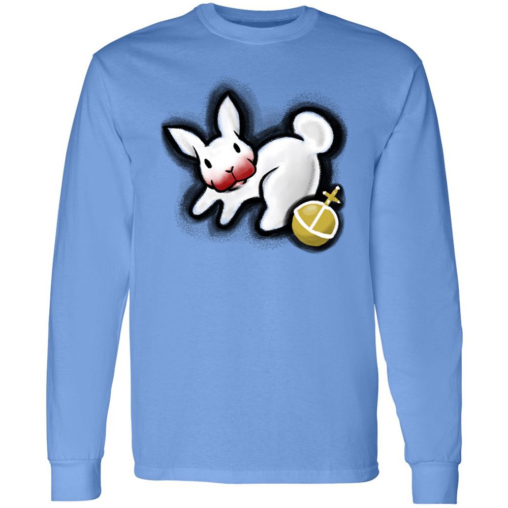 Long Sleeve T-Shirt - Y8WBPG5M - Carolina Blue - 12