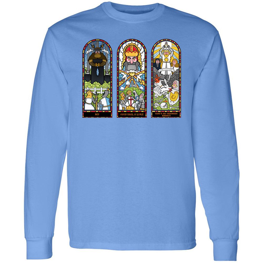 Long Sleeve T-Shirt - HECUBL65 - Carolina Blue - 12