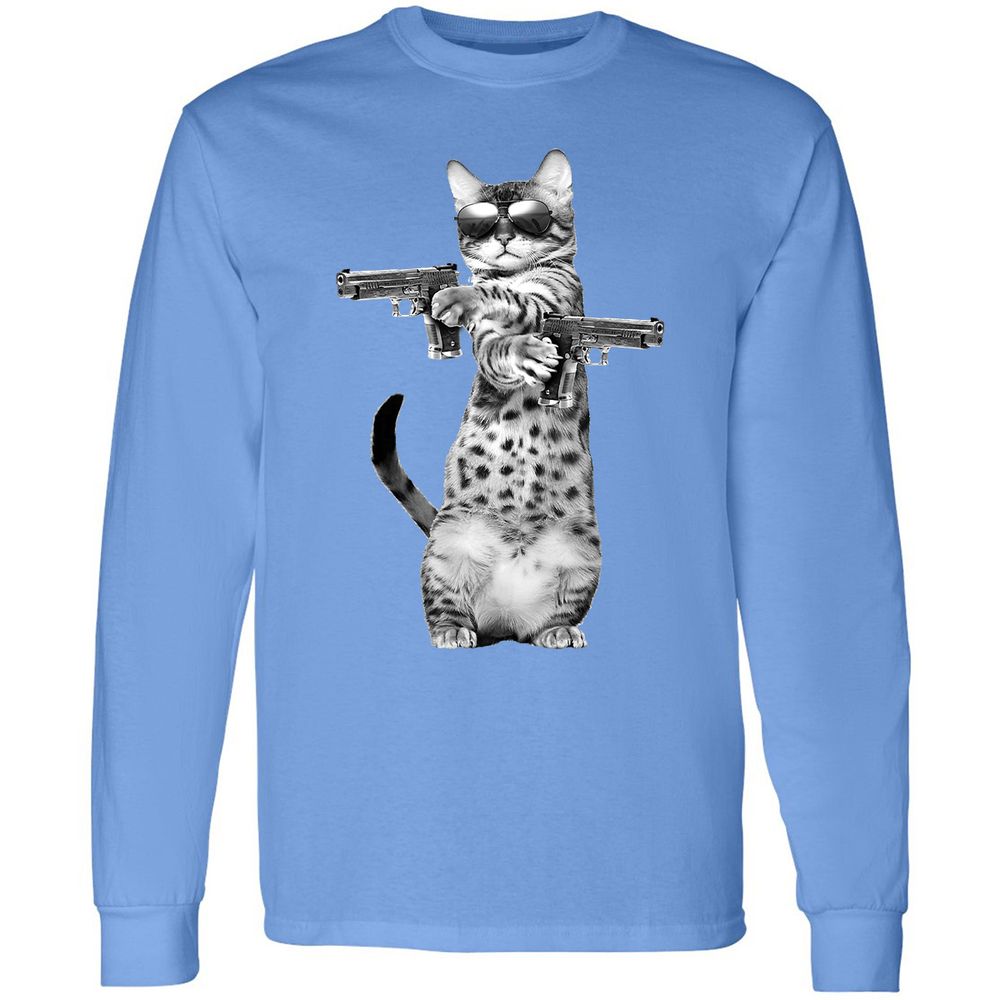 Long Sleeve T-Shirt - B5C38VUT - Carolina Blue - 12