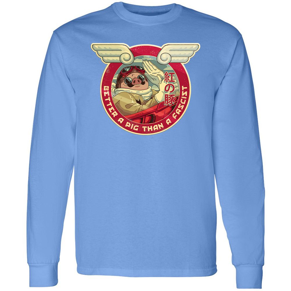 Long Sleeve T-Shirt - 6ZATJDEW - Carolina Blue - 12
