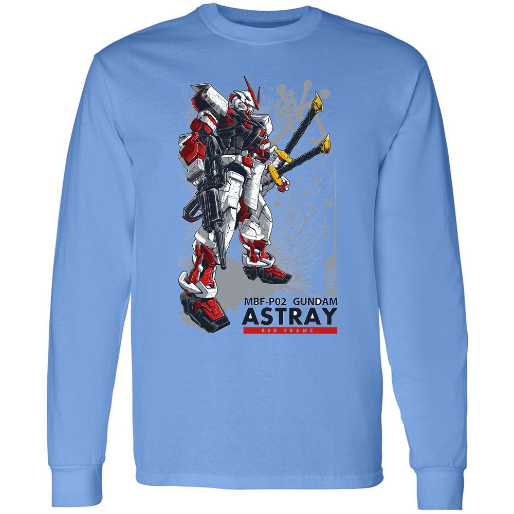 Long Sleeve T-Shirt - HBP8TUM3 - Carolina Blue - 12