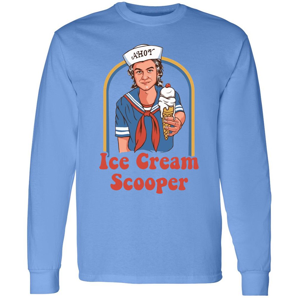 Long Sleeve T-Shirt - 2QKD4BNF - Carolina Blue - 12