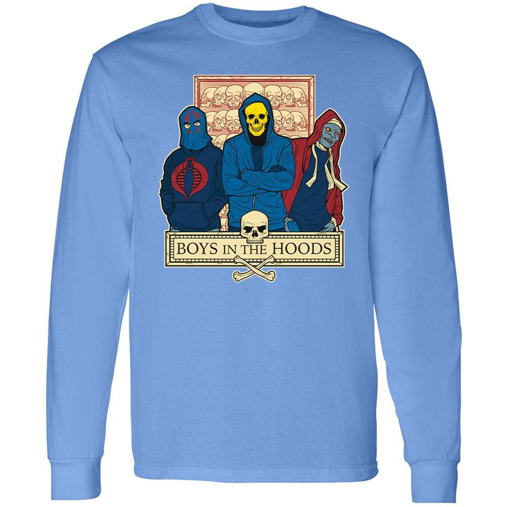 Long Sleeve T-Shirt - YPXUANAA - Carolina Blue - 12