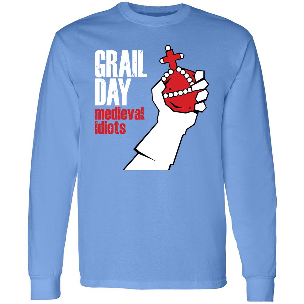 Long Sleeve T-Shirt - GFKMU6JW - Carolina Blue - 12