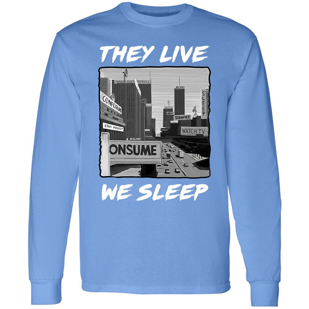 Long Sleeve T-Shirt - NJ45MVPN - Carolina Blue - 12