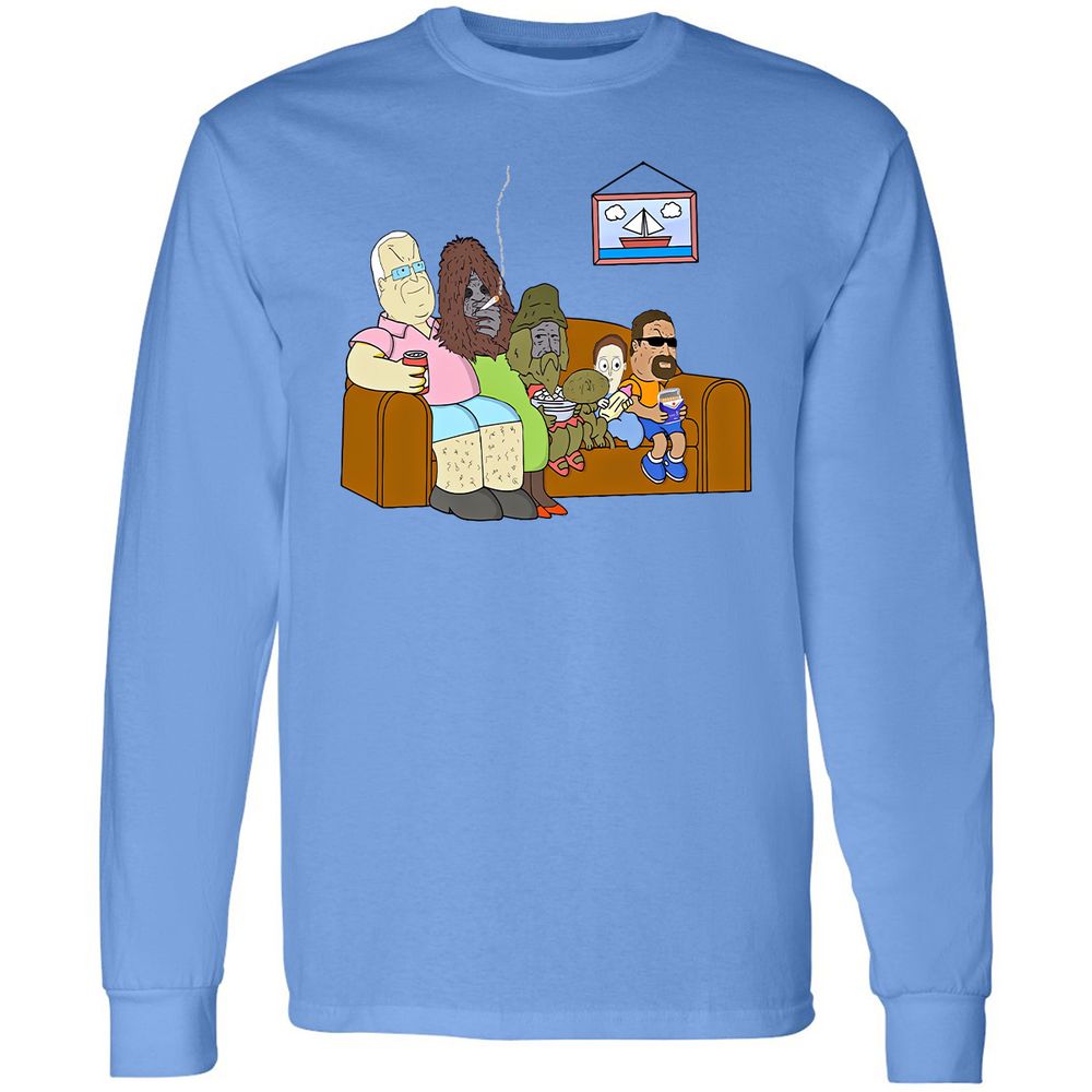 Long Sleeve T-Shirt - ZD7HH47E - Carolina Blue - 12