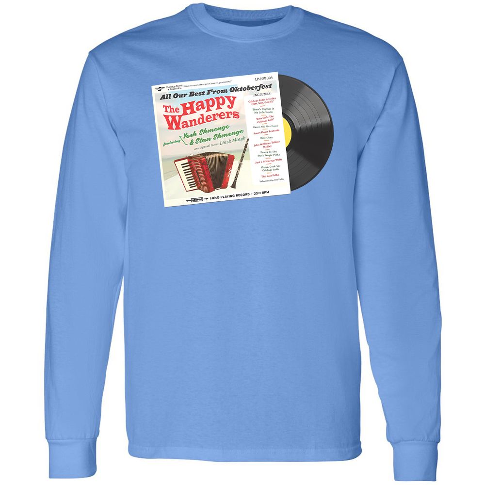 Long Sleeve T-Shirt - N1QFJNW2 - Carolina Blue - 12