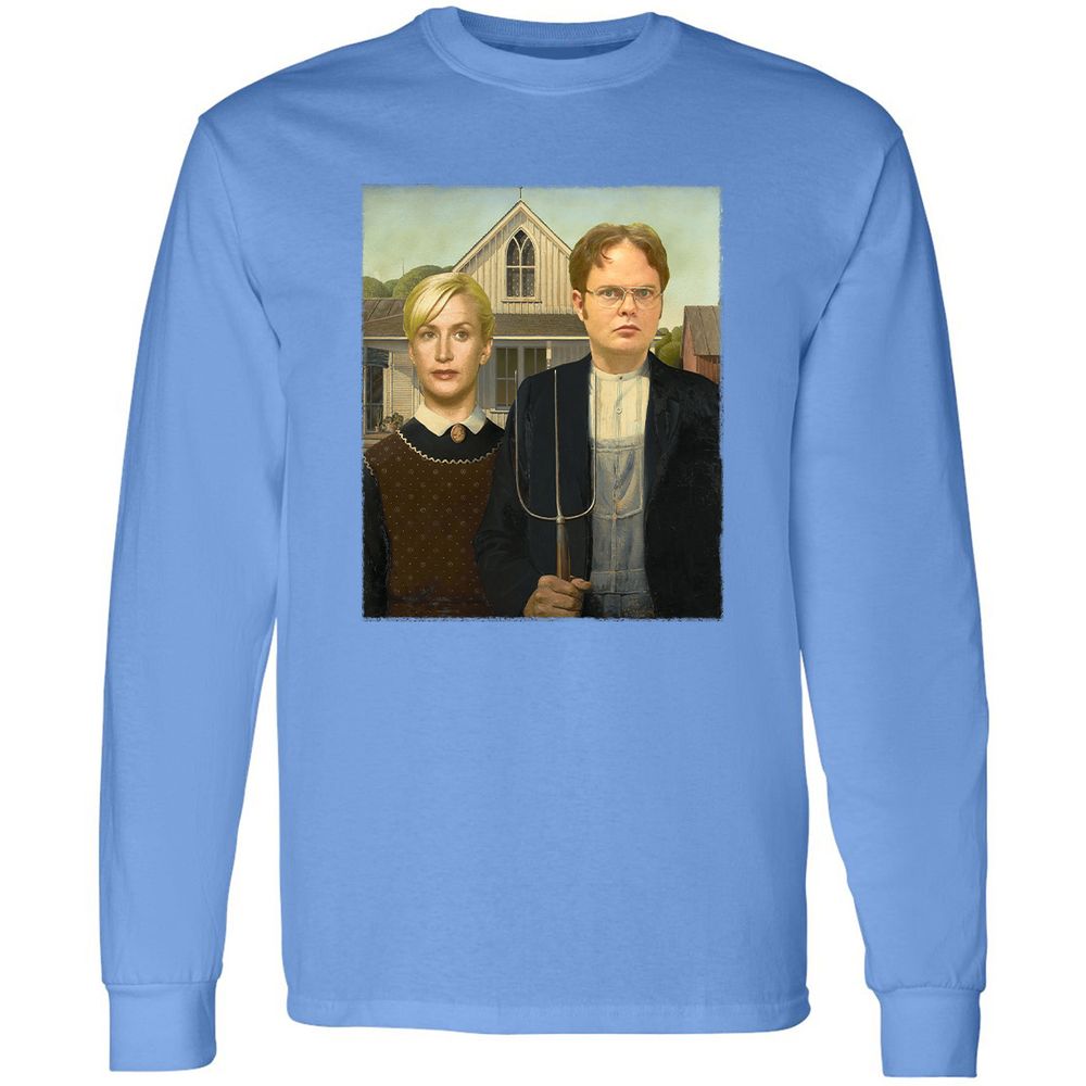 Long Sleeve T-Shirt - JJDY3QPW - Carolina Blue - 12