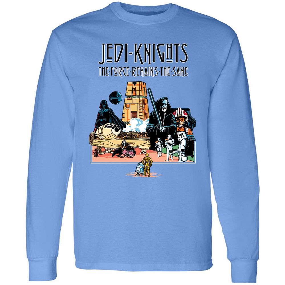 Long Sleeve T-Shirt - GGMKBWU7 - Carolina Blue - 12