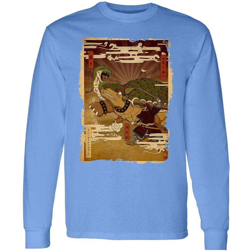 Long Sleeve T-Shirt - YGZP9CC4 - Carolina Blue - 12