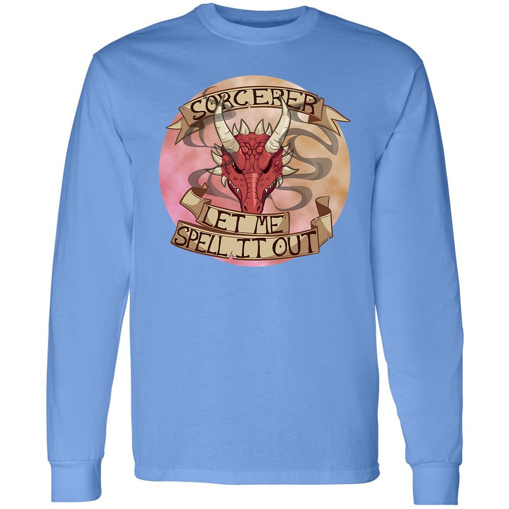 Long Sleeve T-Shirt - 6JVX4GMC - Carolina Blue - 12