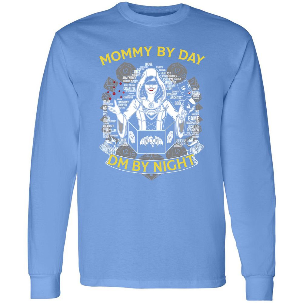 Long Sleeve T-Shirt - UPDM6JY9 - Carolina Blue - 12