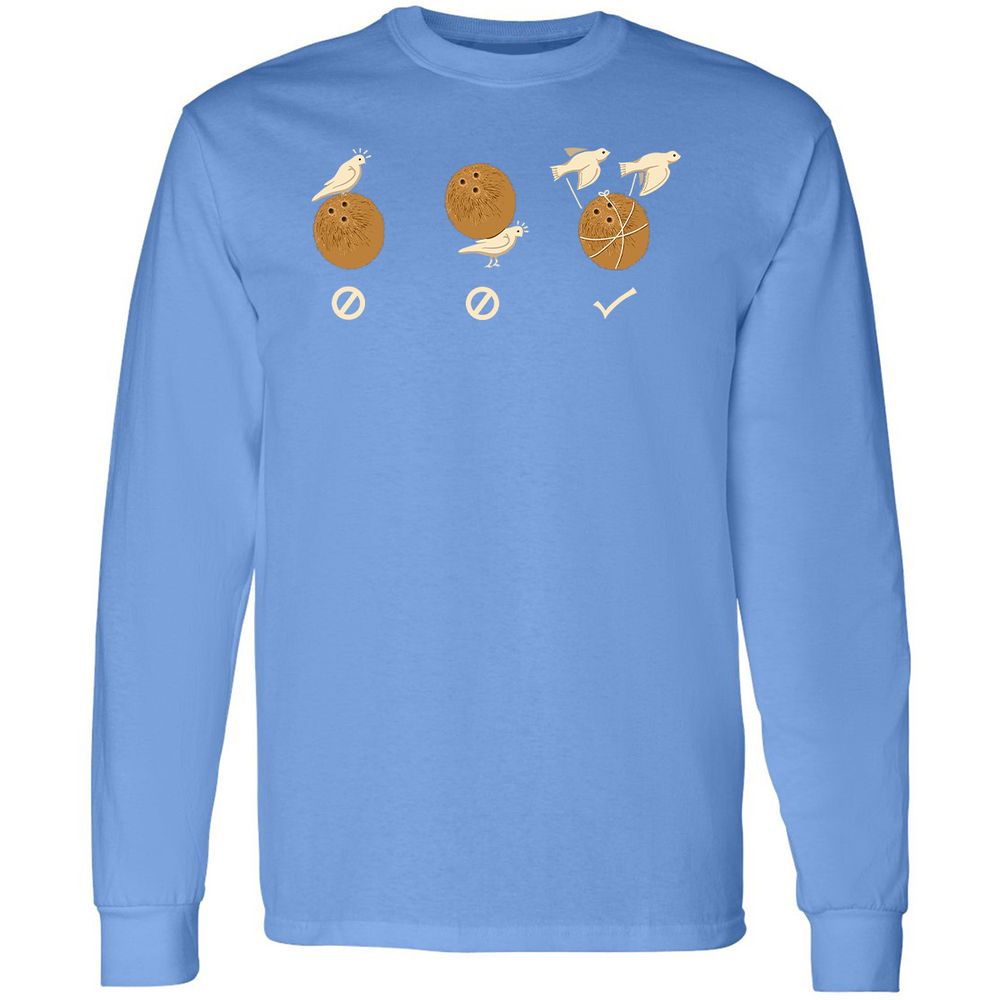 Long Sleeve T-Shirt - 2JYQTQAY - Carolina Blue - 12