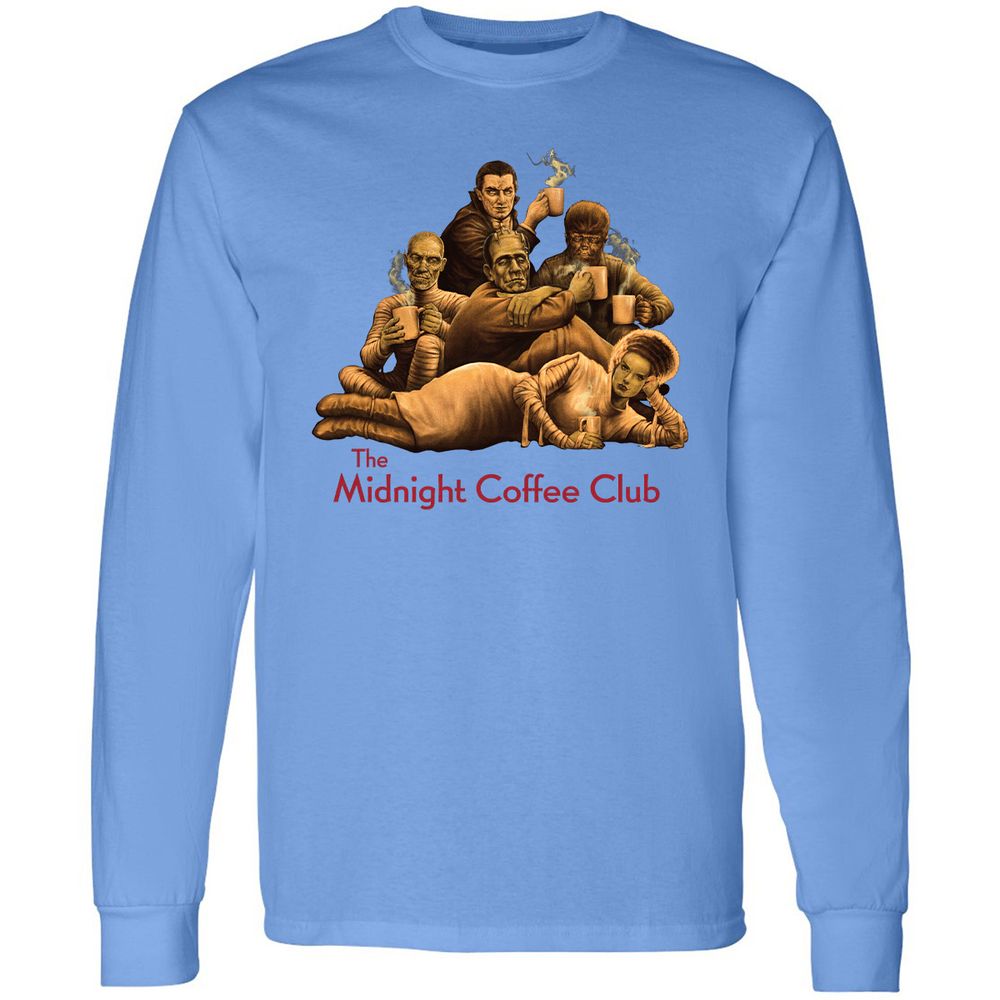 Long Sleeve T-Shirt - 3XCE7C9M - Carolina Blue - 12