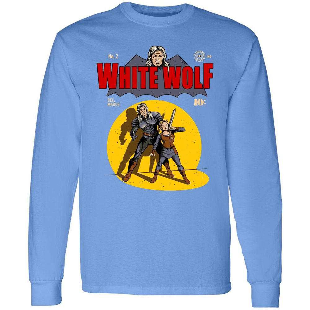 Long Sleeve T-Shirt - XHFRCZZ5 - Carolina Blue - 12