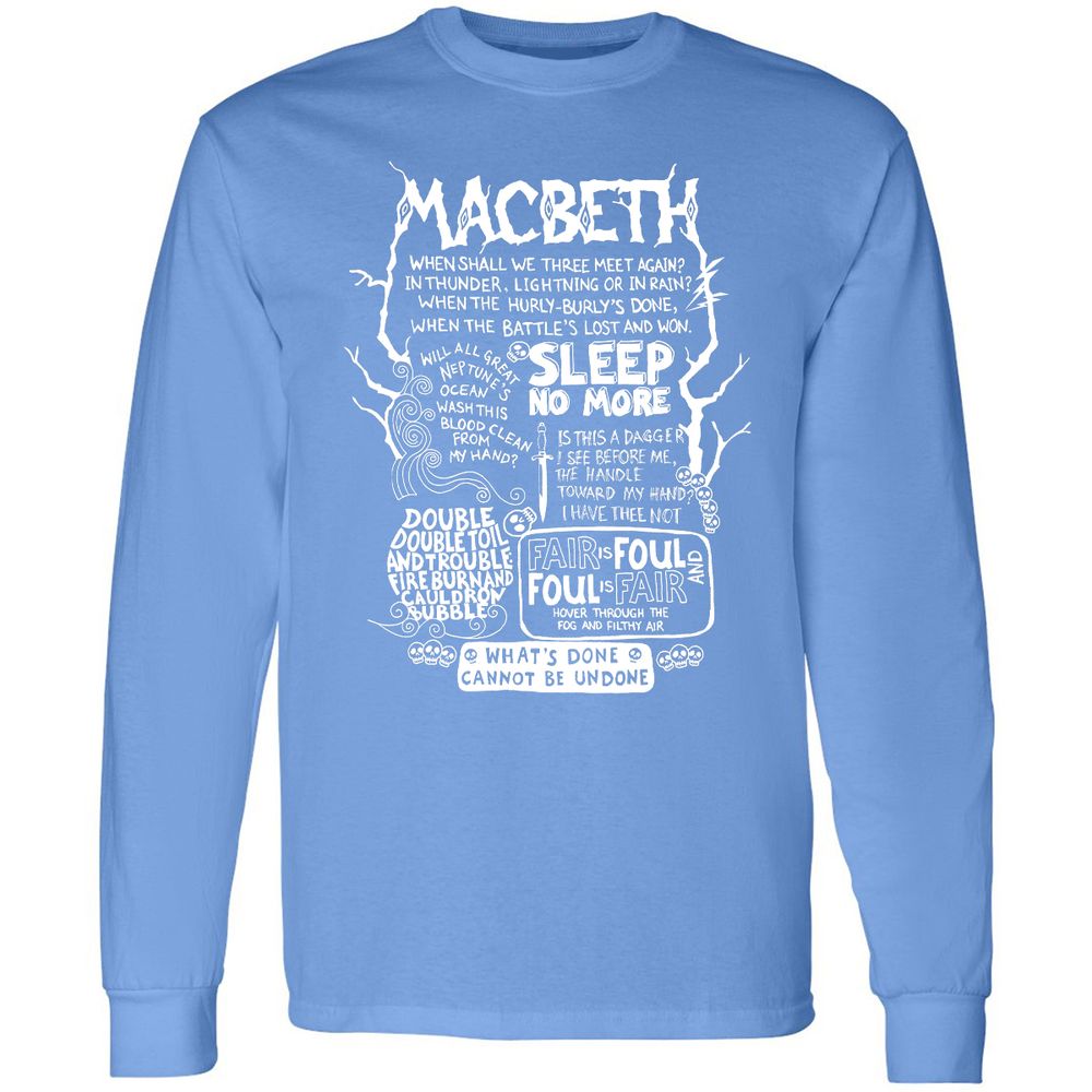 Long Sleeve T-Shirt - H32S8TK7 - Carolina Blue - 12