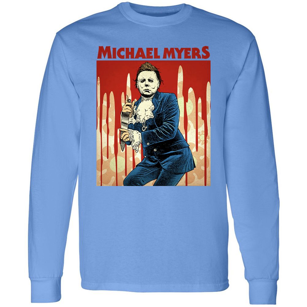 Long Sleeve T-Shirt - NQHPV4TK - Carolina Blue - 12