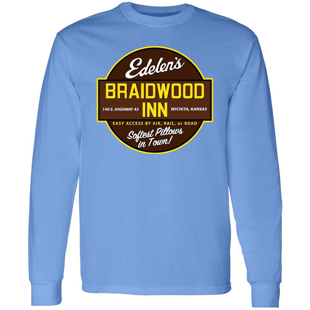 Long Sleeve T-Shirt - DZQXCUZV - Carolina Blue - 12